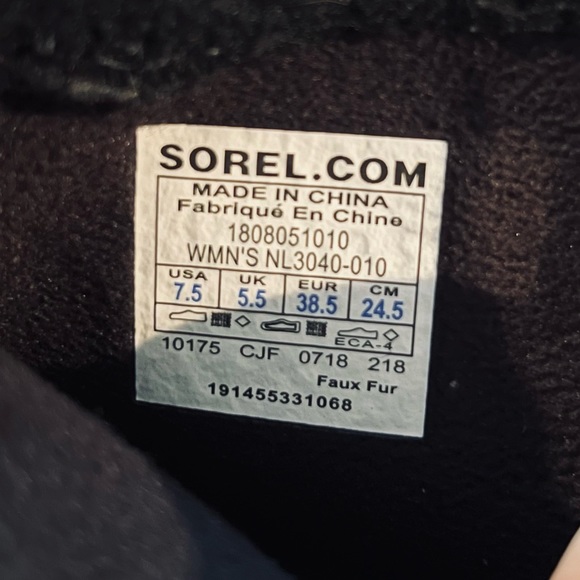 Sorel Explorer Carnival Winter Waterproof Boots Women's US Size 7.5 - Picture 6 of 8